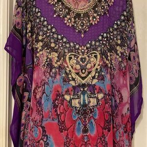 Women’s Metropolitan Kaftan dress multi colored one size fits all